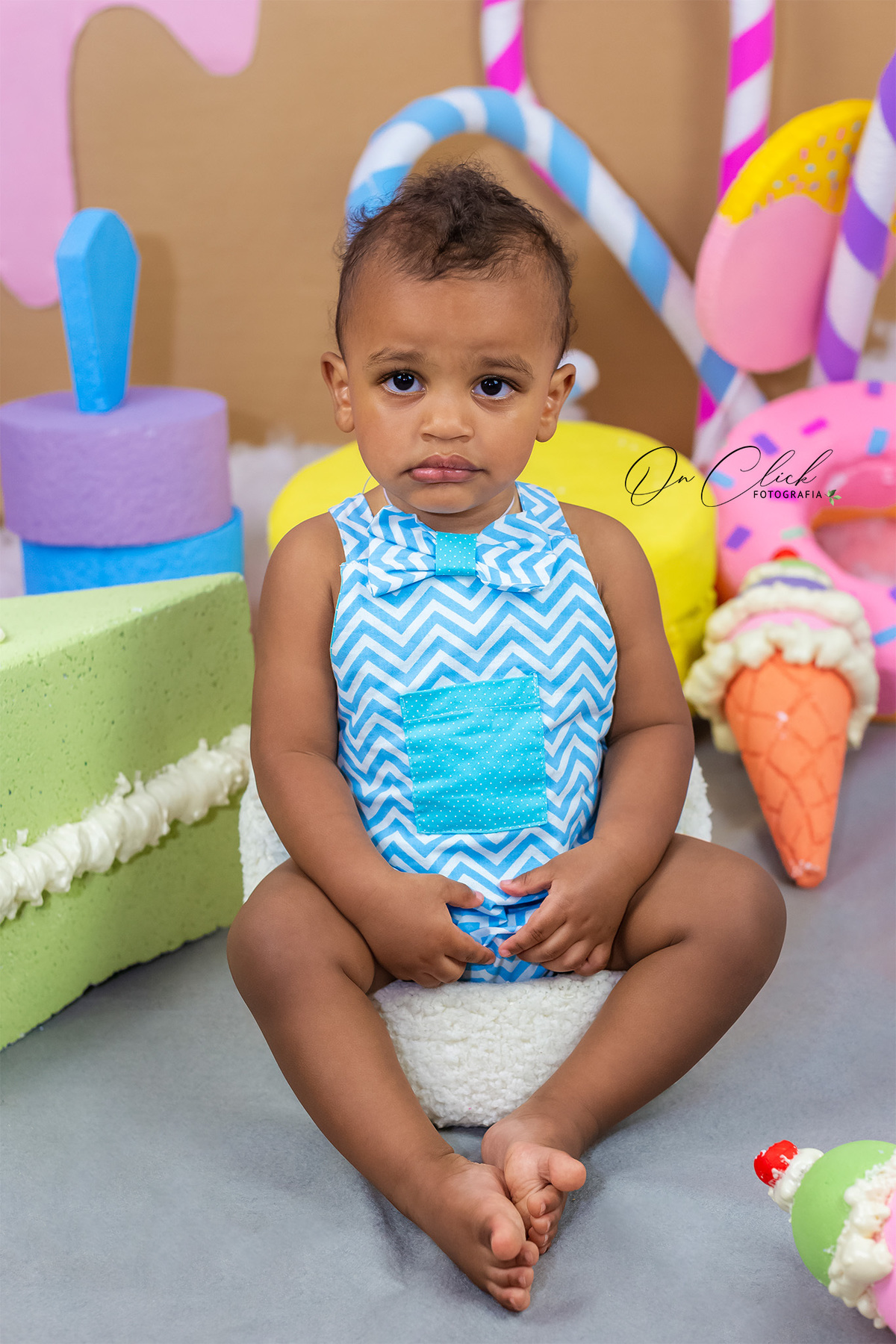 Mundo doce - Mini Sessão Dia das Crianças - On Click Fotografia 