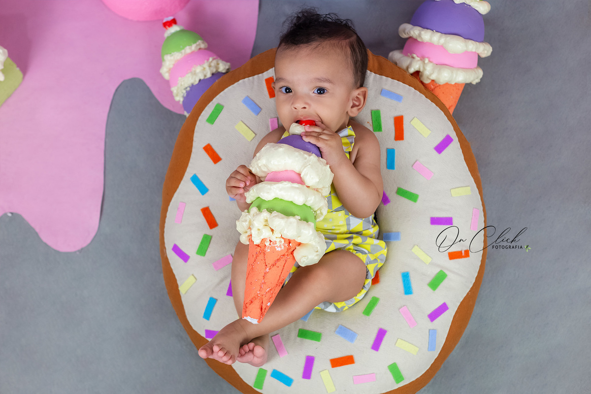 Mundo doce - Mini Sessão Dia das Crianças - On Click Fotografia 