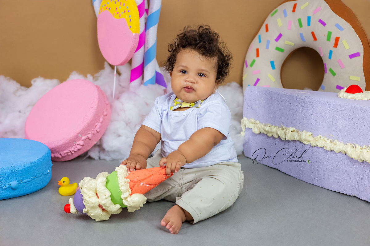 Mundo doce - Mini Sessão Dia das Crianças - On Click Fotografia 