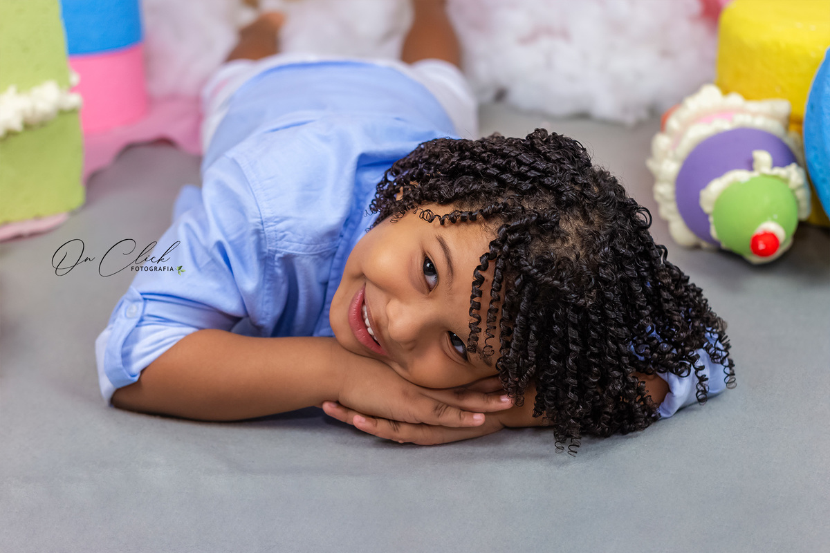 Mundo doce - Mini Sessão Dia das Crianças - On Click Fotografia 