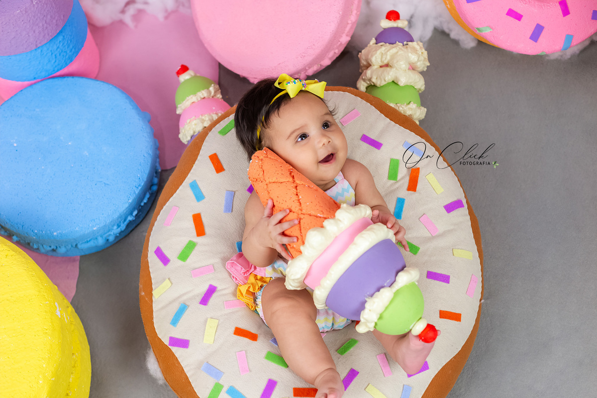 Mundo doce - Mini Sessão Dia das Crianças - On Click Fotografia 