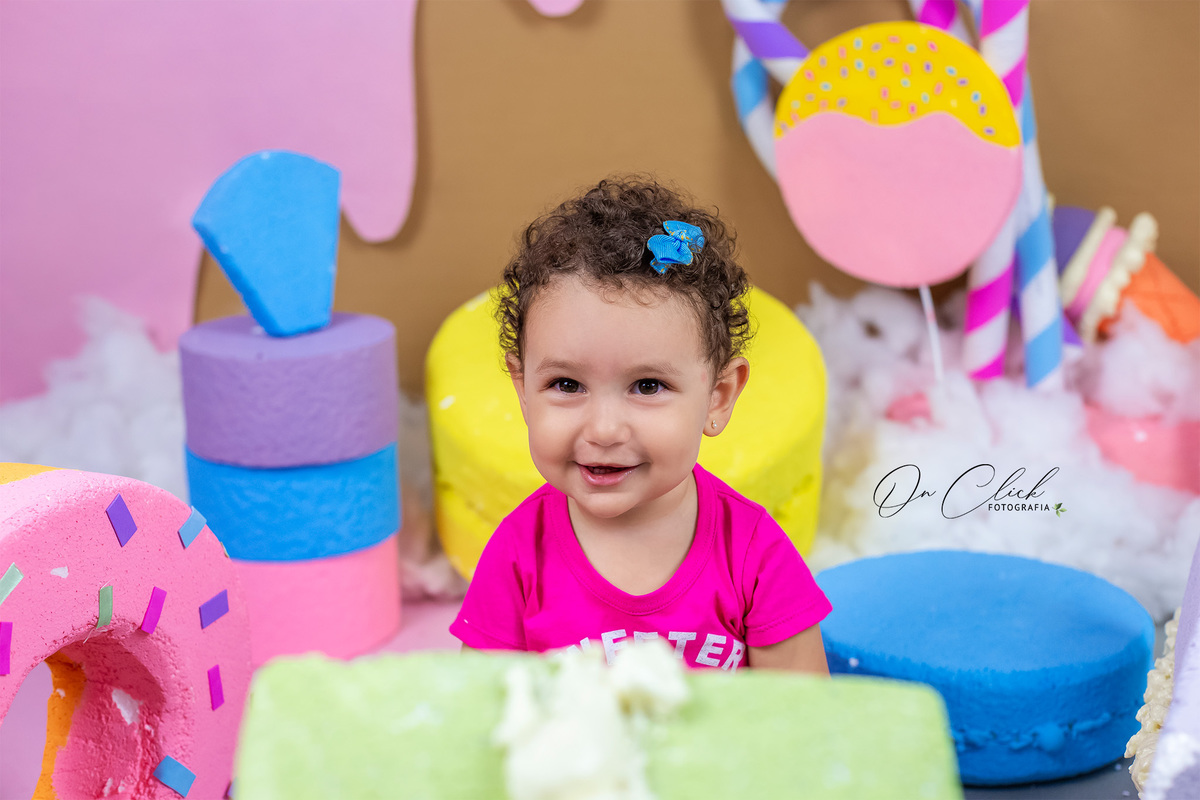 Mundo doce - Mini Sessão Dia das Crianças - On Click Fotografia 