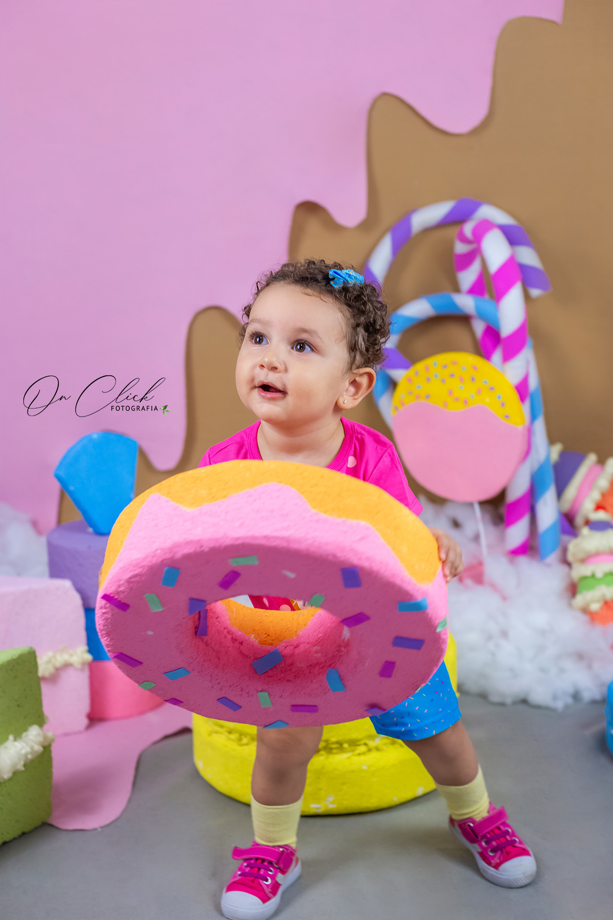 Mundo doce - Mini Sessão Dia das Crianças - On Click Fotografia 
