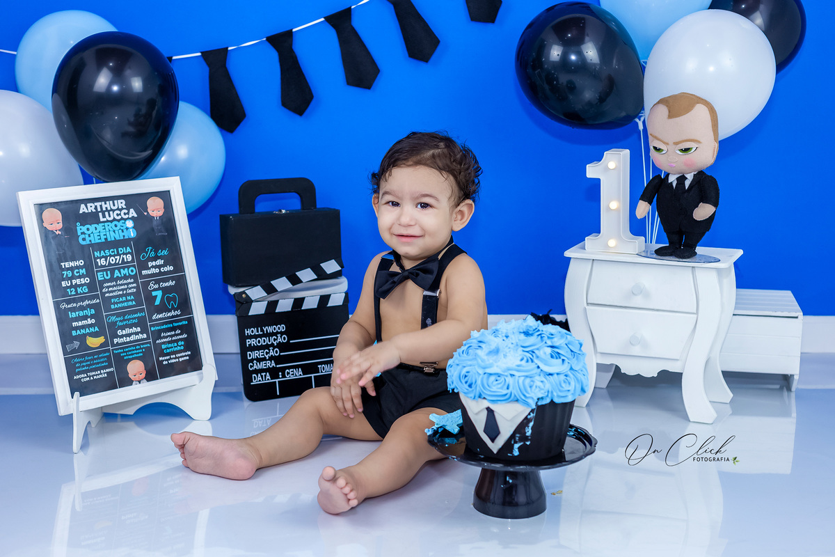 Smash the Cake O Poderoso Chefinho - Arthur Lucca - Caraguatatuba - On Click Fotografia