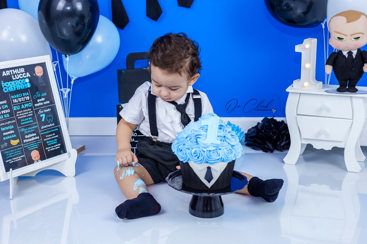 Smash the Cake O Poderoso Chefinho - Arthur Lucca - Caraguatatuba - On Click Fotografia