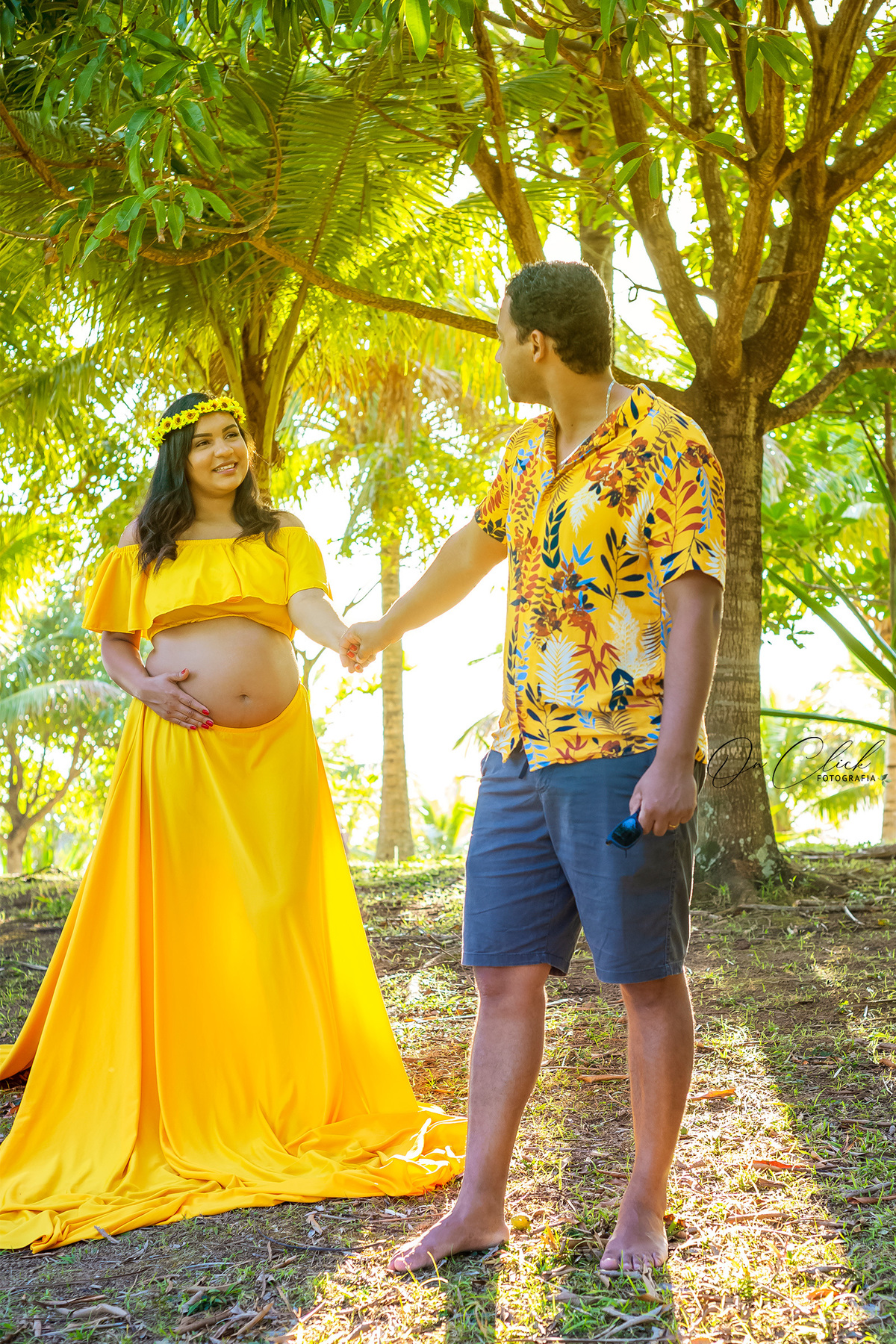 Ensaio Gestante - São Sebastião - Gestante Maiara - Praia das Calhetas / São Sebastião / SP - On Click Fotografia