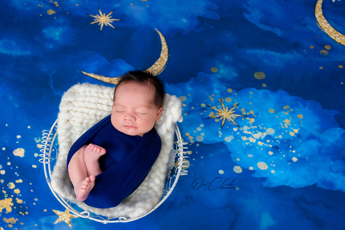 Newborn do Felipe - Newborn Trindade/RJ - Home Estúdio On Click Fotografia - Newborn Trindade/RJ