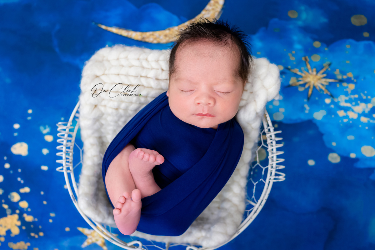Newborn do Felipe - Newborn Trindade/RJ - Home Estúdio On Click Fotografia - Newborn Trindade/RJ