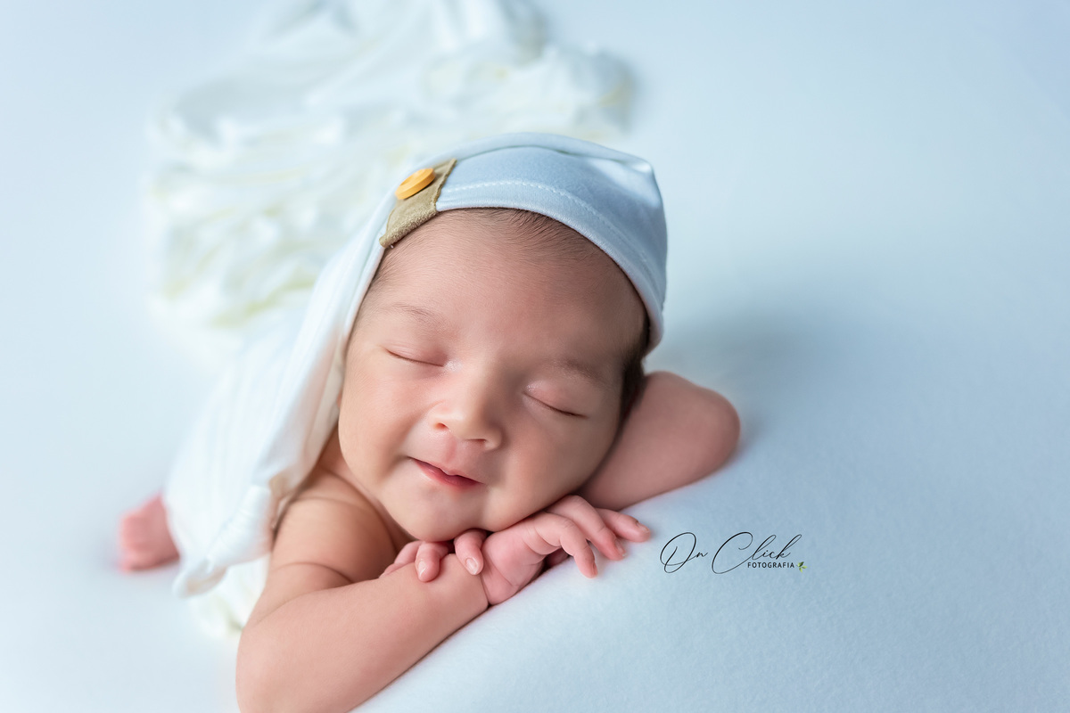 Newborn do Dérik - Newborn Caraguá - Home Estúdio On Click Fotografia - Newborn Caraguatatuba