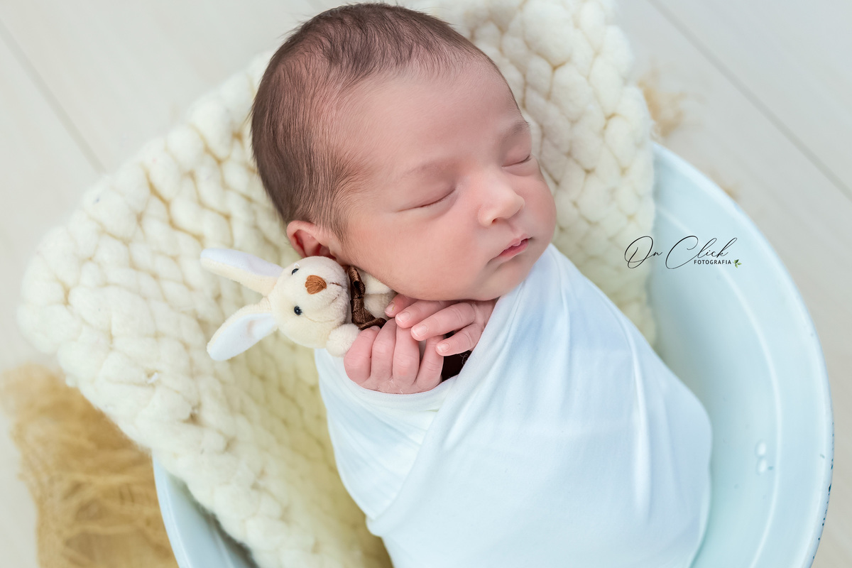 Newborn do Dérik - Newborn Caraguá - Home Estúdio On Click Fotografia - Newborn Caraguatatuba