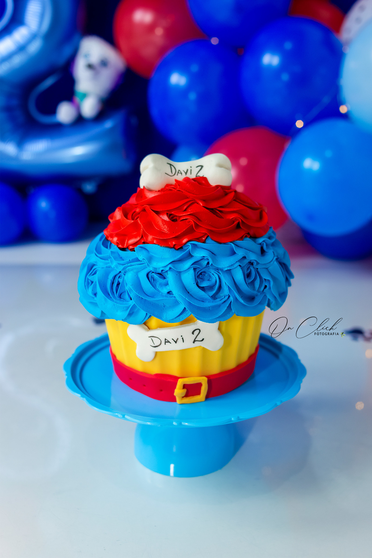 Smash the Cake Patrulha Canina - Smash the Cake do Davi - Caraguatatuba/SP - On Click Fotografia