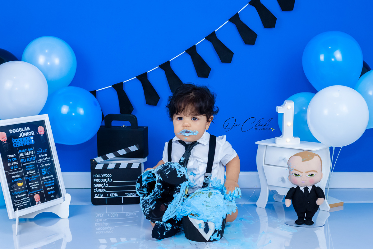 Smash the Cake O Poderoso Chefinho - Smash the Cake do Douglas Junior - Caraguatatuba/SP - On Click Fotografia