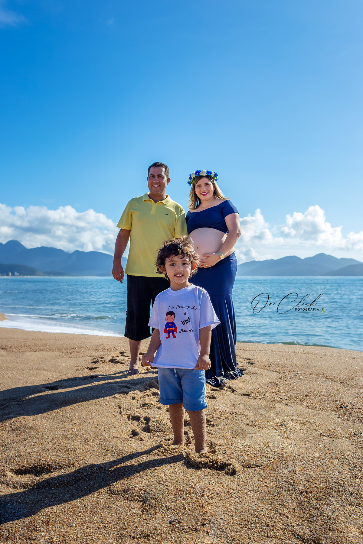 Ensaio Gestante - Caraguatatuba - Gestante Joice - Praia da Lagoa Azul / Caraguatatuba - On Click Fotografia