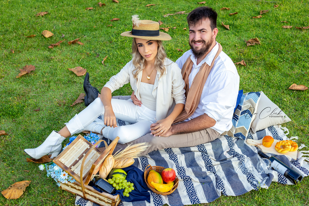 Ensaio Dia dos Namorados -  Meu amor em Piquenique - Thalita e Ricardo -  Caraguatatuba/SP - On Click Fotografia