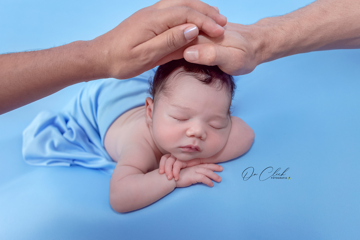 Newborn do Isaque - Newborn Caraguatatuba - Home Estúdio On Click Fotografia - Newborn Caraguatatuba