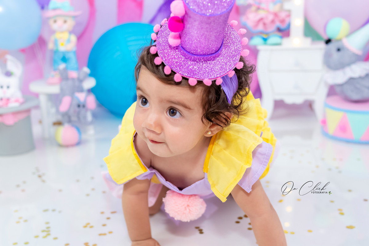 Smash the Cake Circo Rosa - Smash the Cake da Thalia Maria - Caraguatatuba/SP - On Click Fotografia