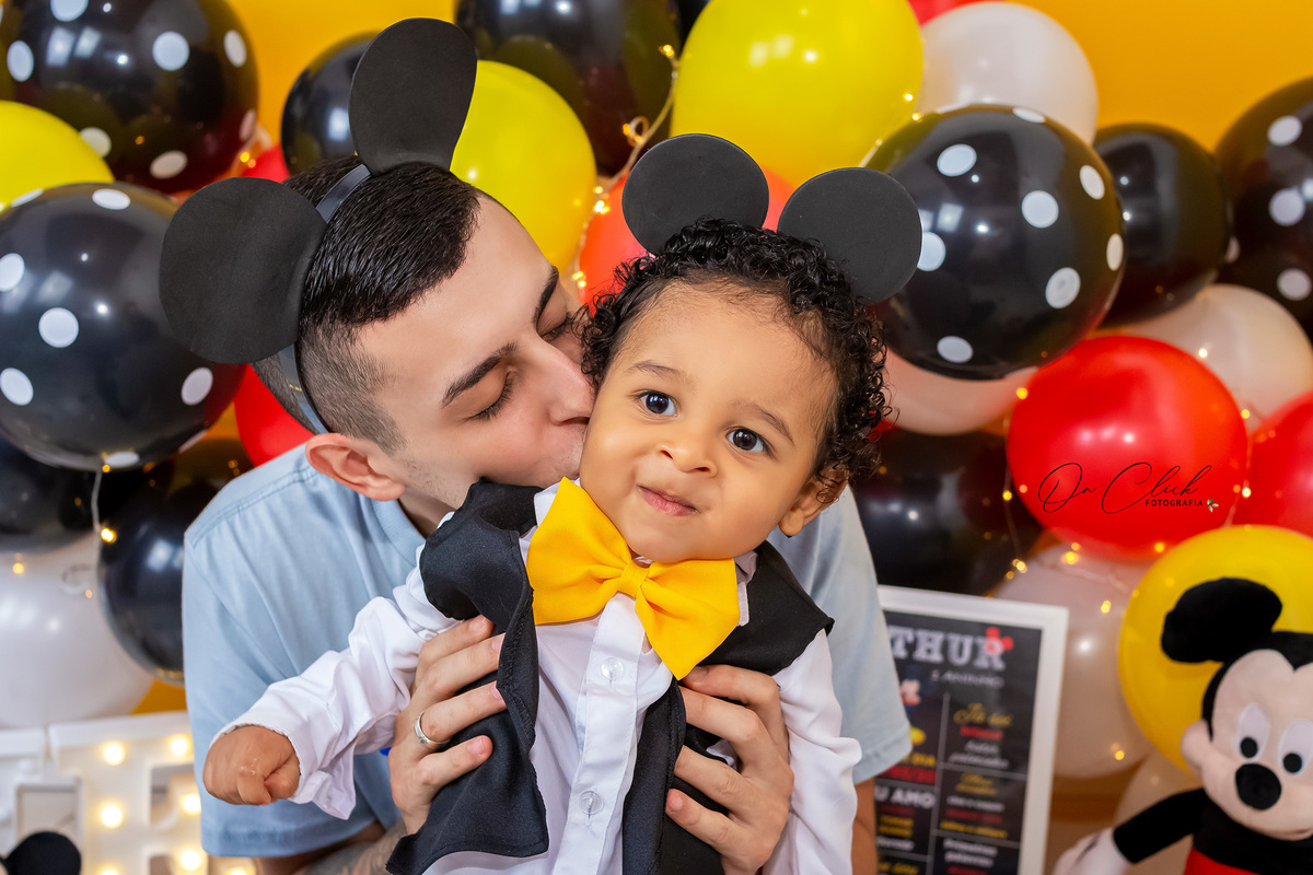 Smash the Cake Mickey - Smash the Cake do Arthur - Caraguatatuba/SP - On Click Fotografia