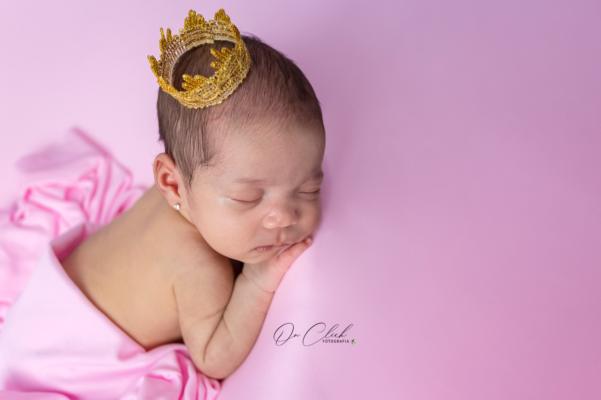Newborn do Ayla Louise - Newborn Caraguatatuba - Home Estúdio On Click Fotografia - Newborn Caraguatatuba