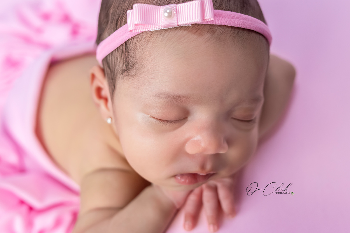 Newborn do Ayla Louise - Newborn Caraguatatuba - Home Estúdio On Click Fotografia - Newborn Caraguatatuba