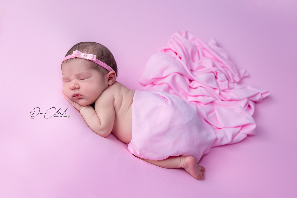 Newborn da Maria Clara - Newborn Caraguatatuba - Home Estúdio On Click Fotografia - Newborn Caraguatatuba