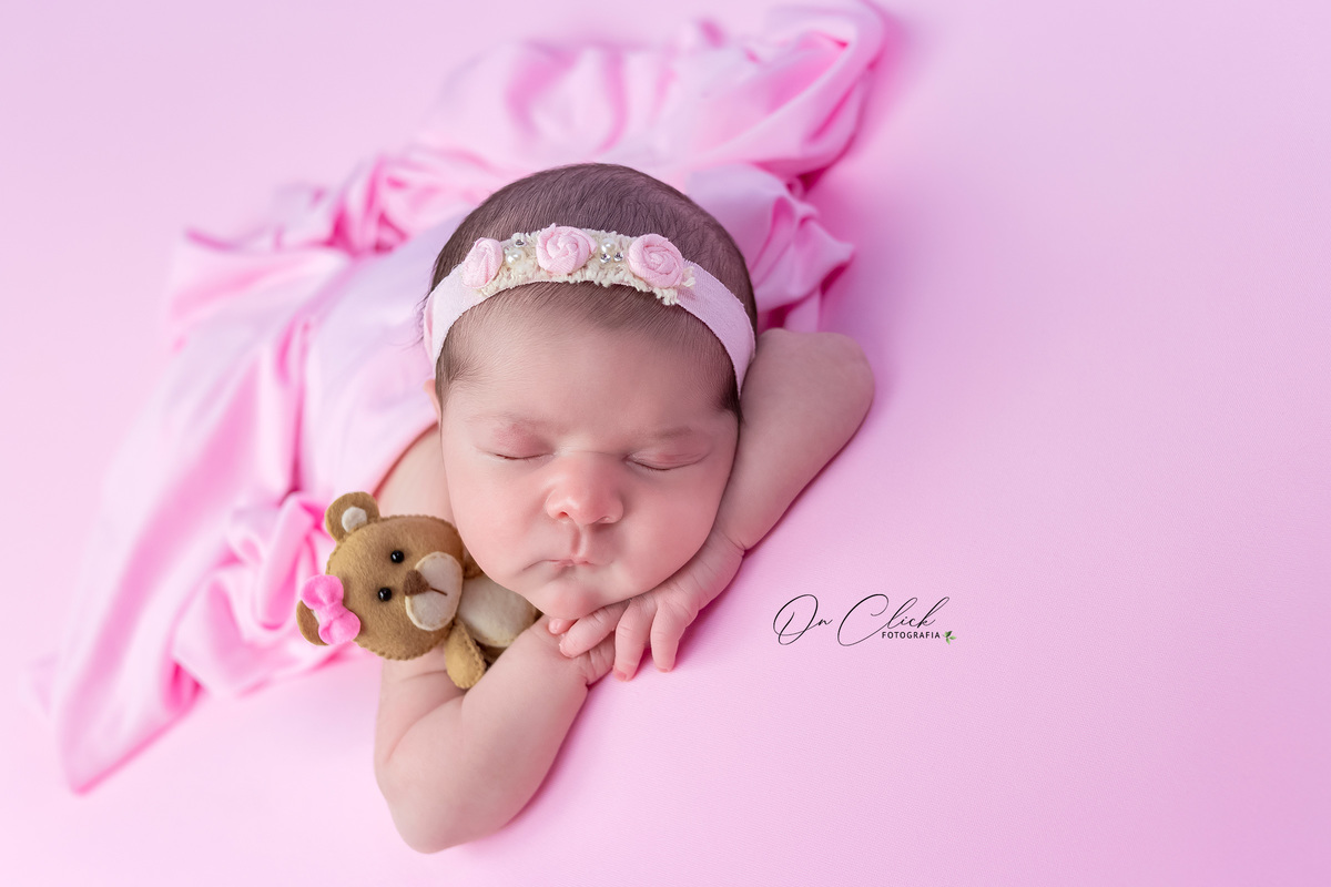 Newborn da Maria Clara - Newborn Caraguatatuba - Home Estúdio On Click Fotografia - Newborn Caraguatatuba