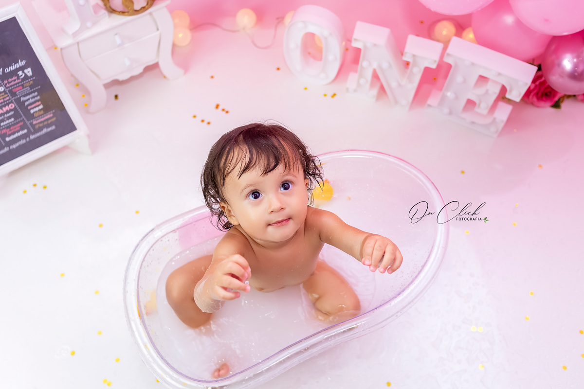 Smash the Cake Princesa Rosa - Smash the Cake da  Heloá - Caraguatatuba/SP - On Click Fotografia