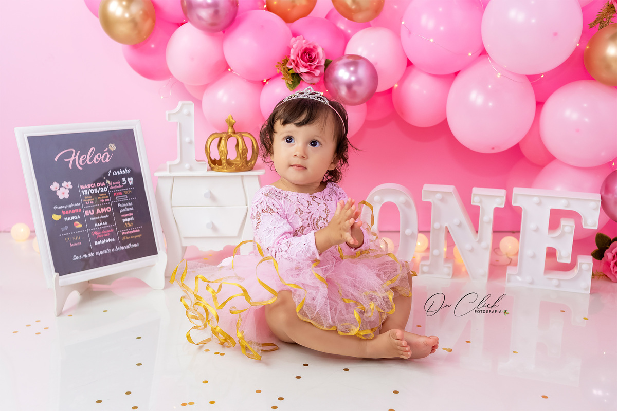 Smash the Cake Princesa Rosa - Smash the Cake da  Heloá - Caraguatatuba/SP - On Click Fotografia