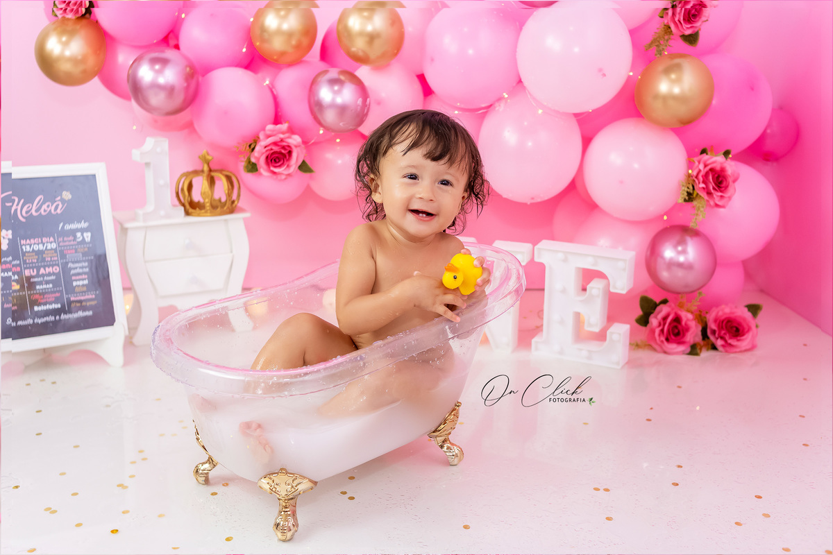 Smash the Cake Princesa Rosa - Smash the Cake da  Heloá - Caraguatatuba/SP - On Click Fotografia