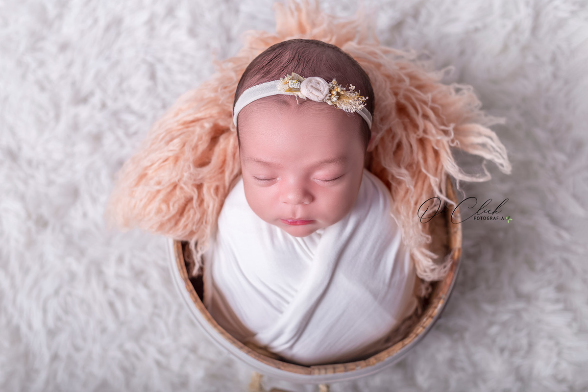 Newborn da Giovanna - Newborn Caraguatatuba - Home Estúdio On Click Fotografia - Newborn Caraguatatuba
