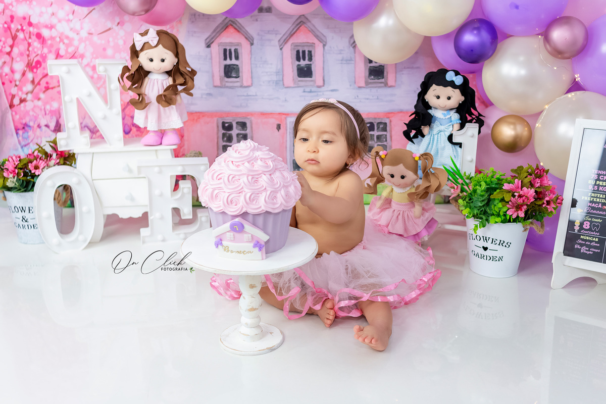 Smash the Cake Boneca - Smash the Cake da Agatha Sophie - Caraguatatuba/SP - On Click Fotografia