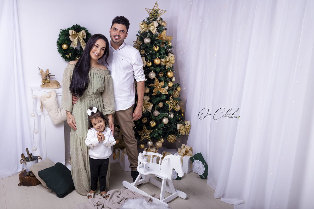 Memórias Natalinas 2021 - Sessão de Natal em Família - Natal Caraguatatuba - 
 Estúdio On Click Fotografia
