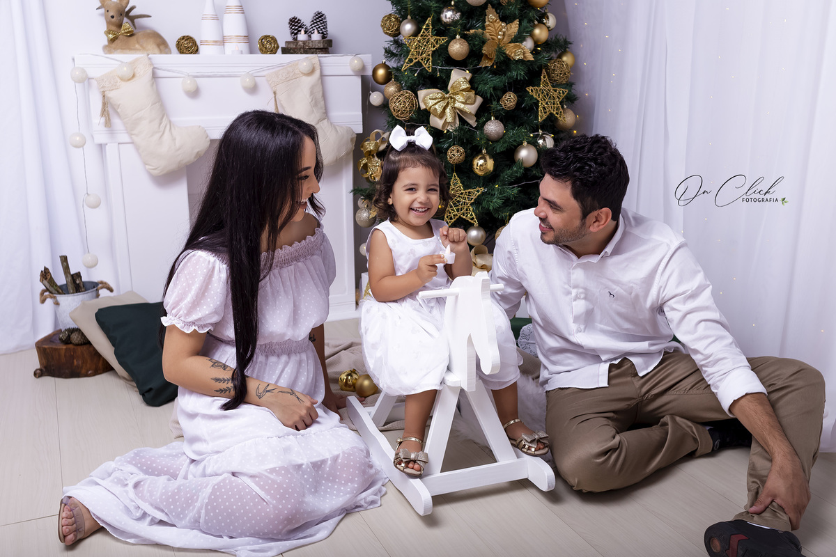 Memórias Natalinas 2021 - Sessão de Natal em Família - Natal Caraguatatuba - 
 Estúdio On Click Fotografia