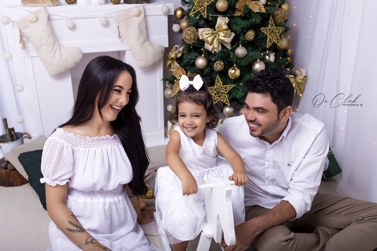Memórias Natalinas 2021 - Sessão de Natal em Família - Natal Caraguatatuba - 
 Estúdio On Click Fotografia