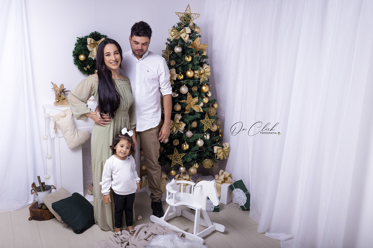 Memórias Natalinas 2021 - Sessão de Natal em Família - Natal Caraguatatuba - 
 Estúdio On Click Fotografia