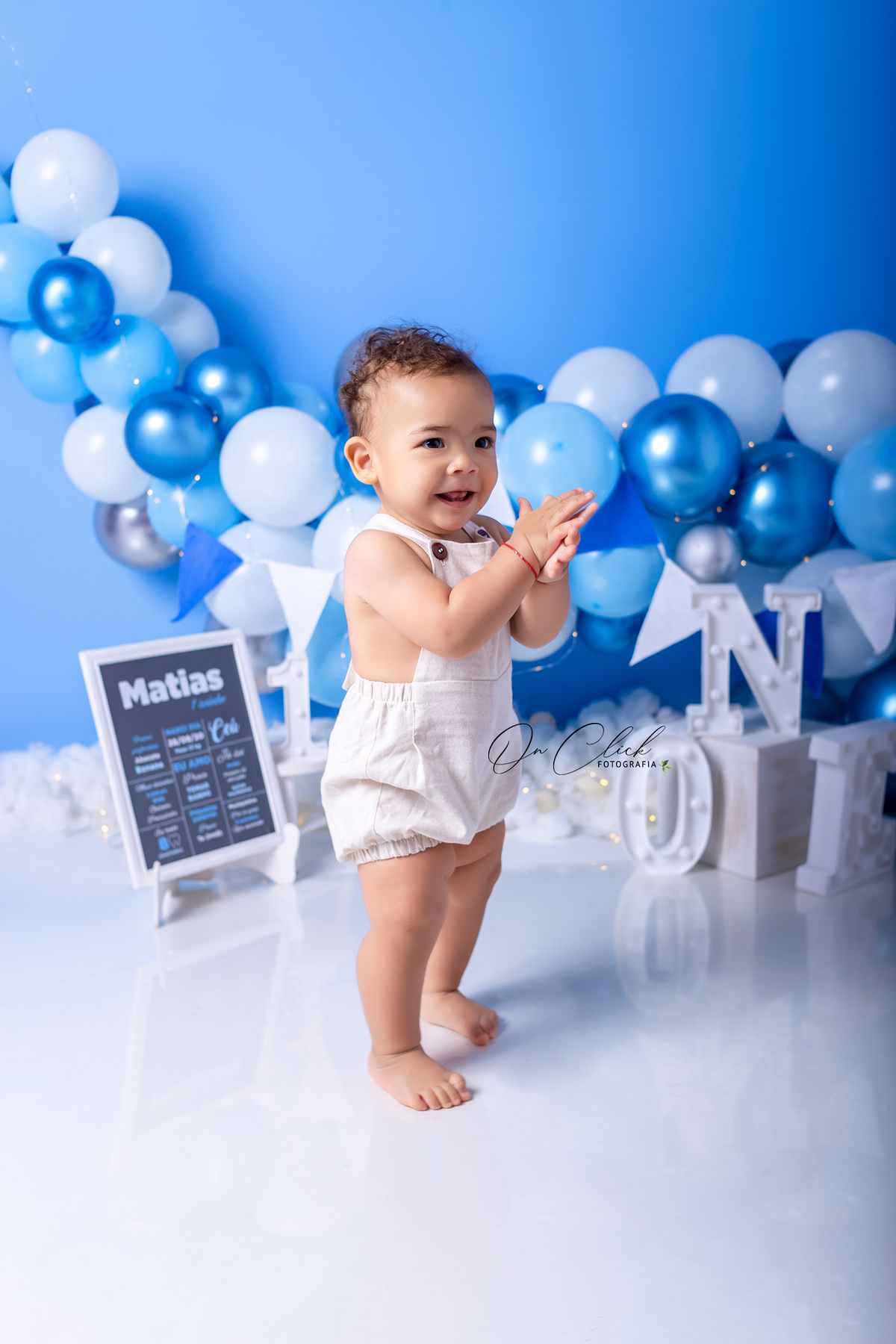 Smash the Cake Menino Azul - Smash the Cake Céu Azul - Smash the cake do Matias - On Click Fotografia