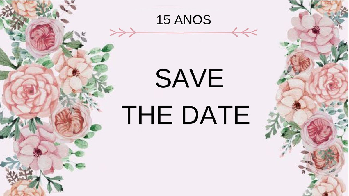 save the date 40 anos