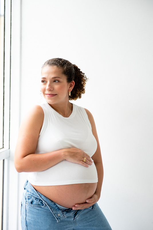 Ensaio fotográfico de gestante 