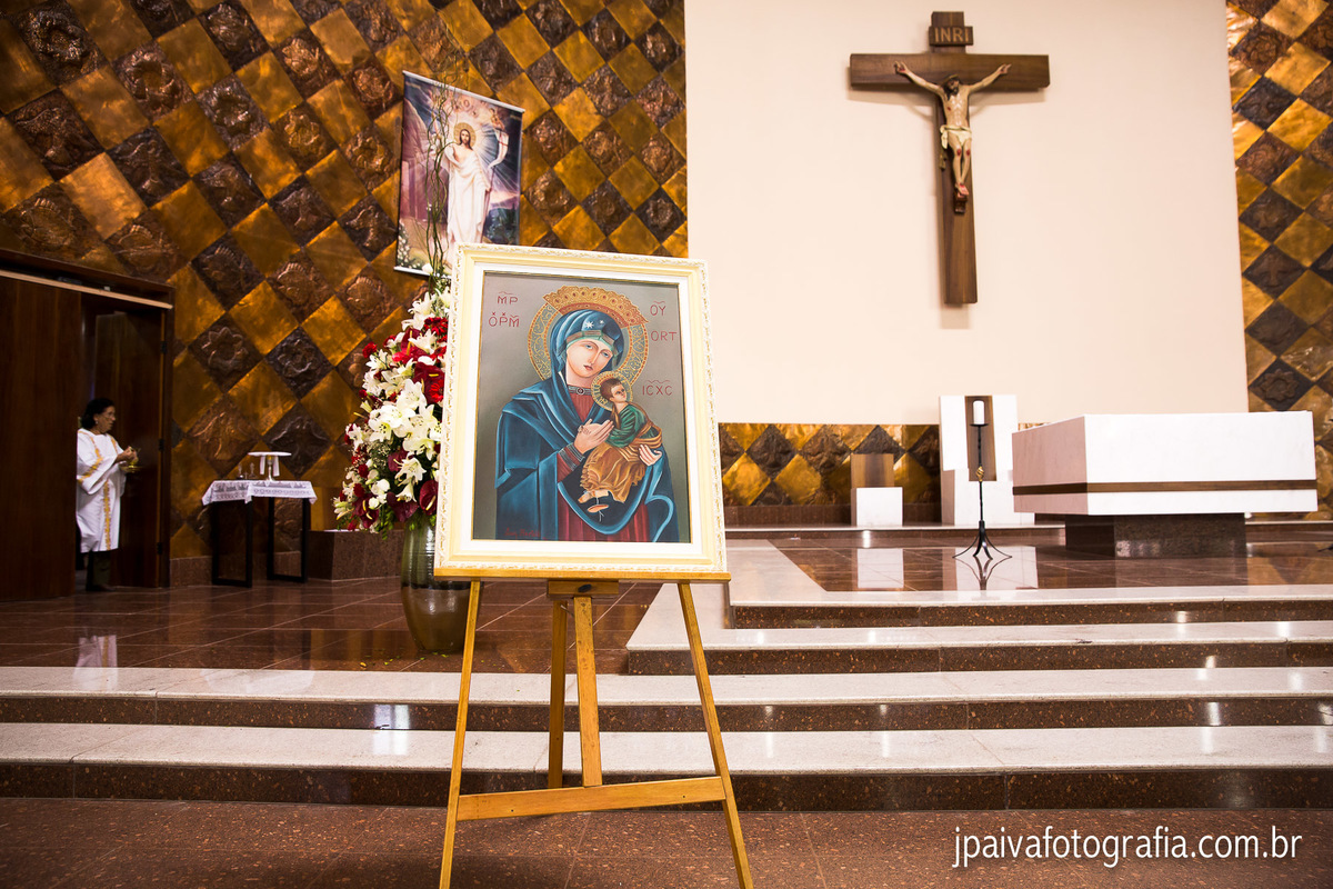 igreja católica em Bragança Paulista missa de aniversário da Elza 100 anos