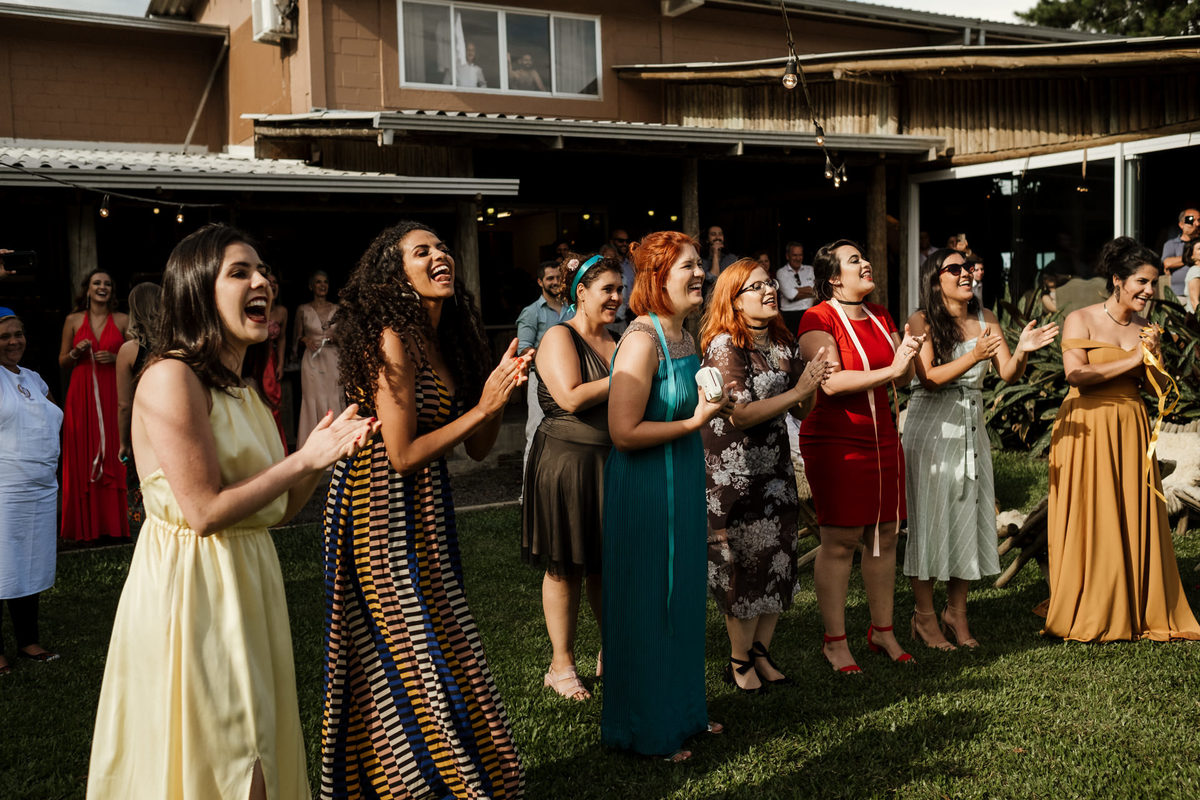 Casamento Rustico Campo Rancho P&R buque de fitas