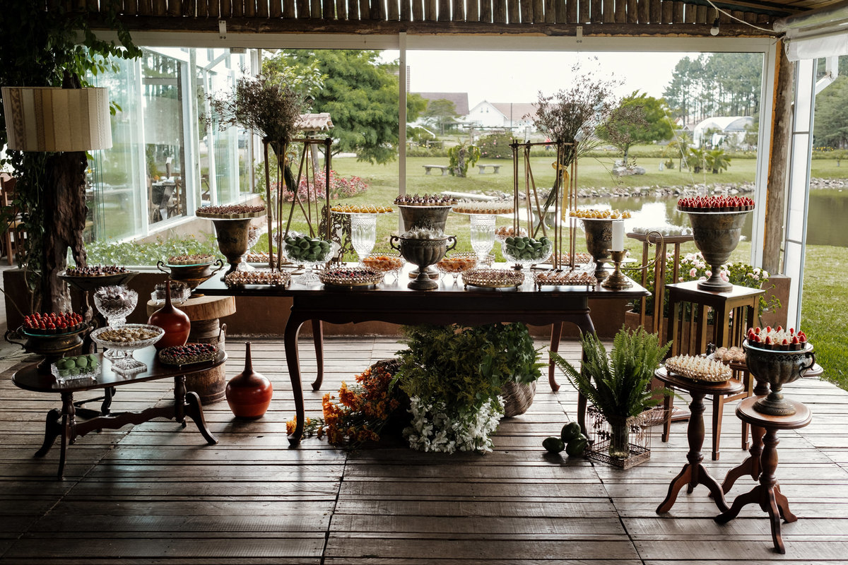 Casamento Rustico Campo Rancho P&R
mesa de doces