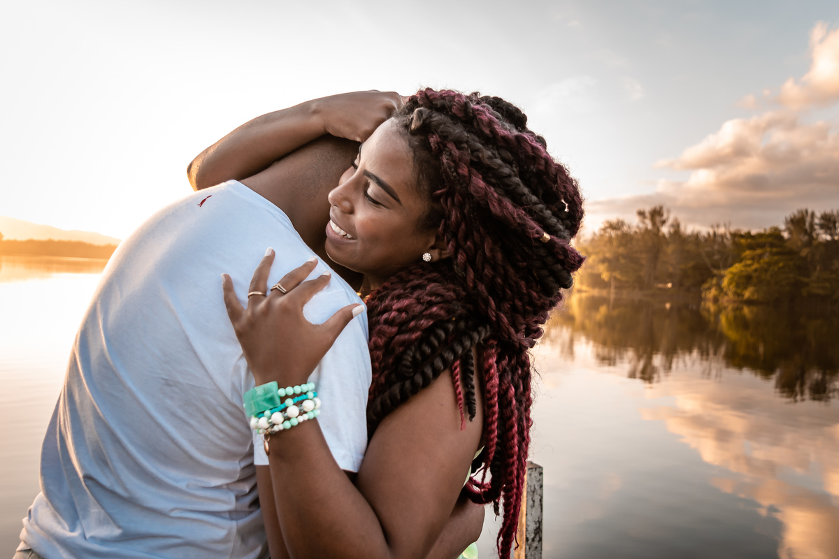 Ensaio Pré Casamento na Praia da Reserva - Ilha 3 - Recreio dos Bandeirantes - Jaqueline & Maiquel