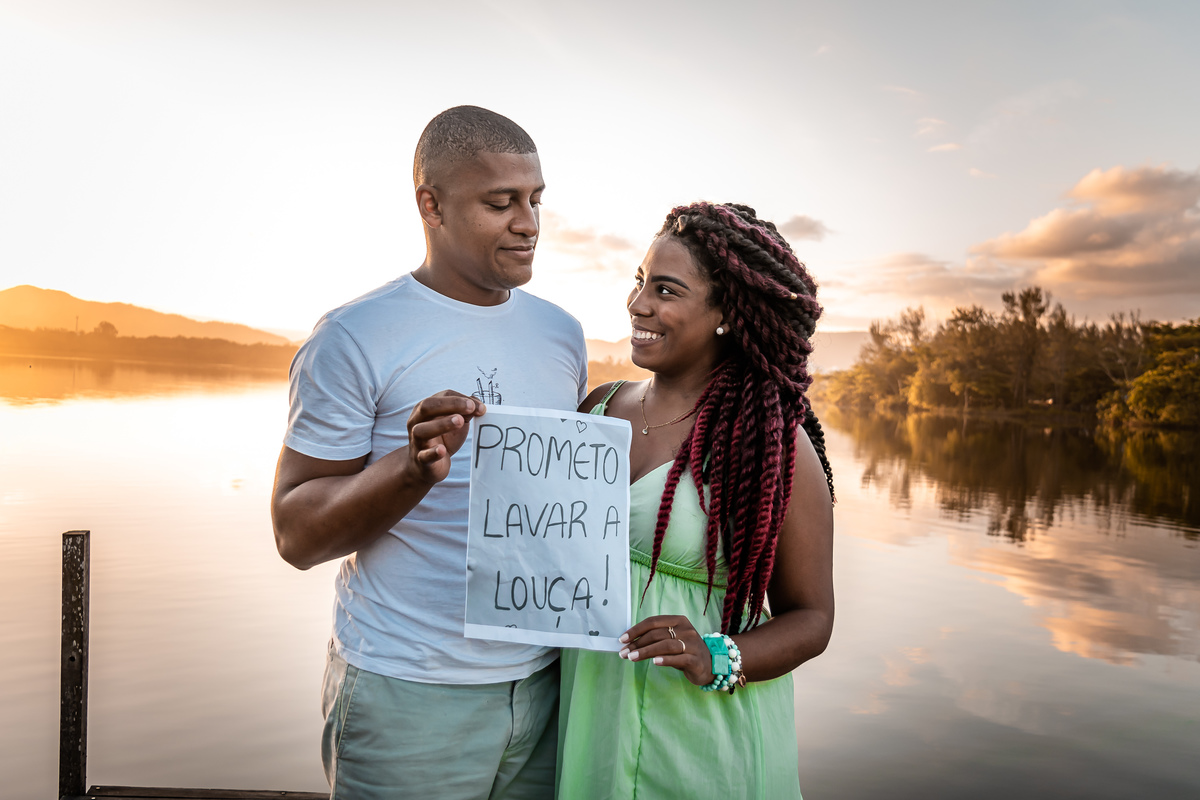 Ensaio Pré Casamento na Praia da Reserva - Ilha 3 - Recreio dos Bandeirantes - Jaqueline & Maiquel