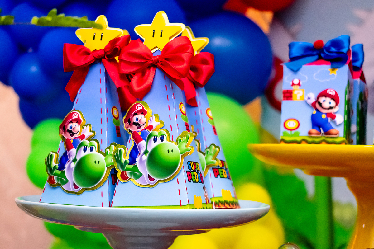 Festa Infantil Super Mario no Rio de Janeiro: Fotos do Aniversário de 5 anos do Pedro