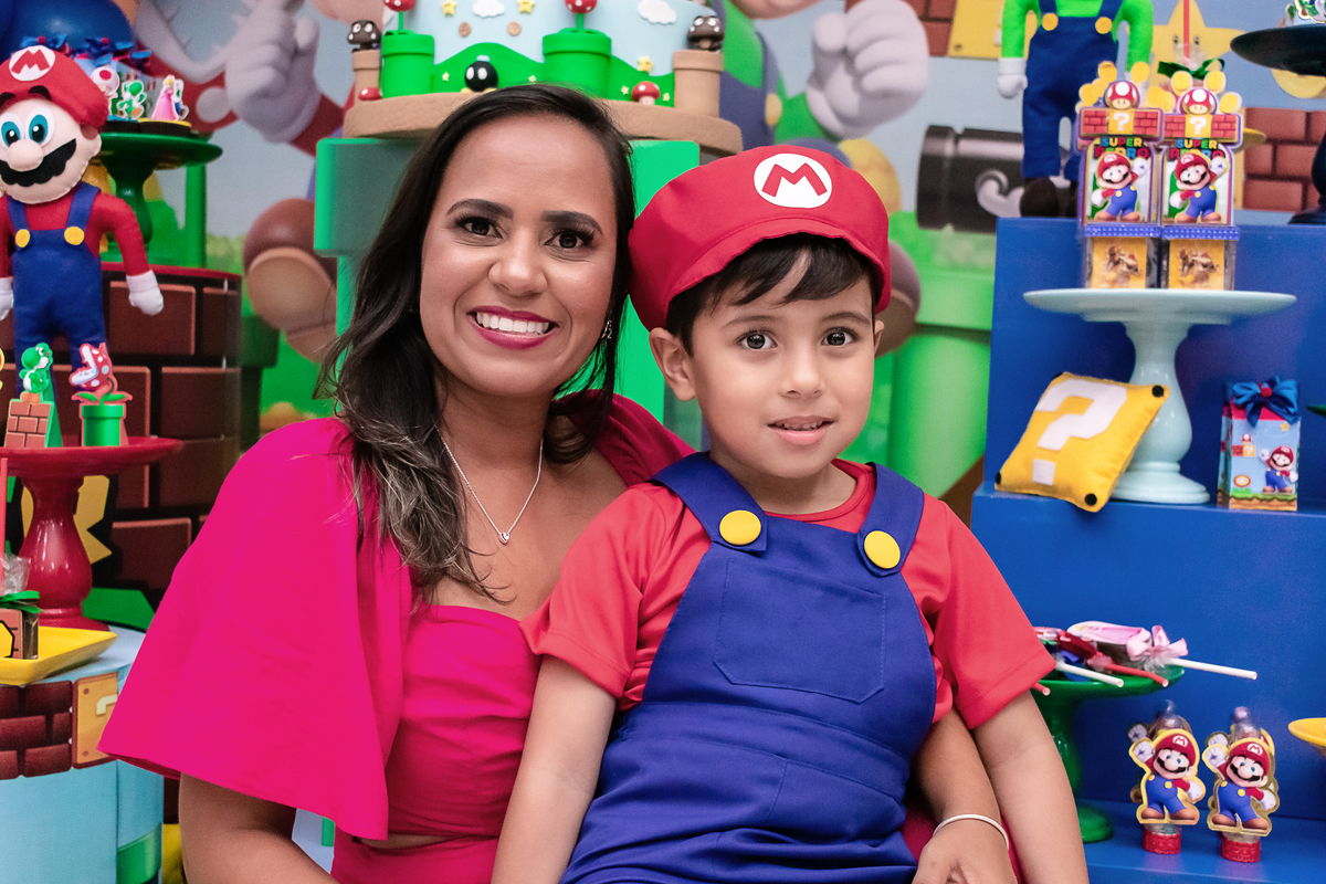 Festa Infantil Super Mario no Rio de Janeiro: Fotos do Aniversário de 5 anos do Pedro