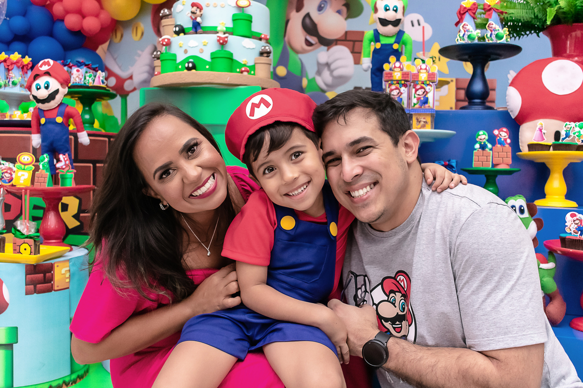 Festa Infantil Super Mario no Rio de Janeiro: Fotos do Aniversário de 5 anos do Pedro