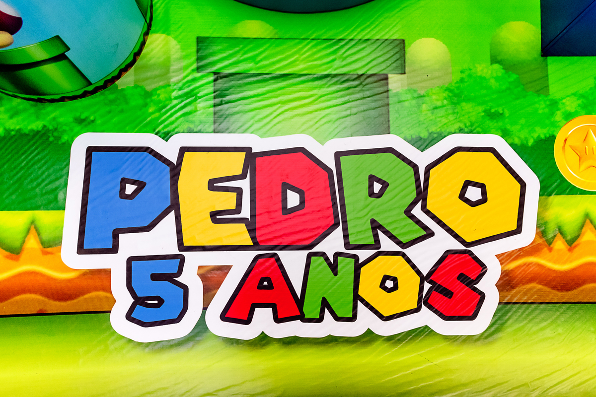 Festa Infantil Super Mario no Rio de Janeiro: Fotos do Aniversário de 5 anos do Pedro