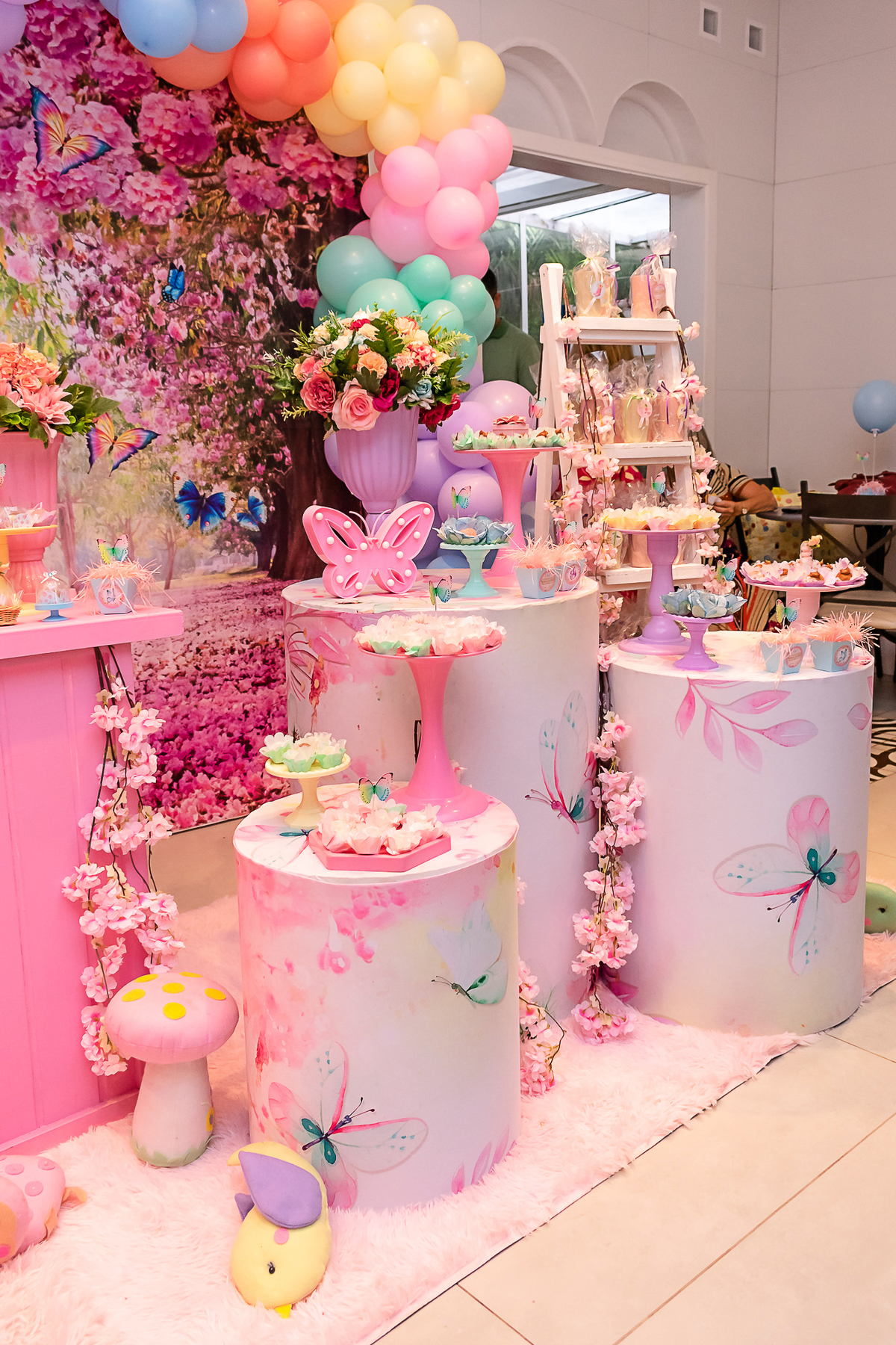 Voo Encantado:  Cobertura Fotográfica com o Tema Borboleta | 7 anos da Olívia | Clube Naval Piraquê | Rio de Janeiro