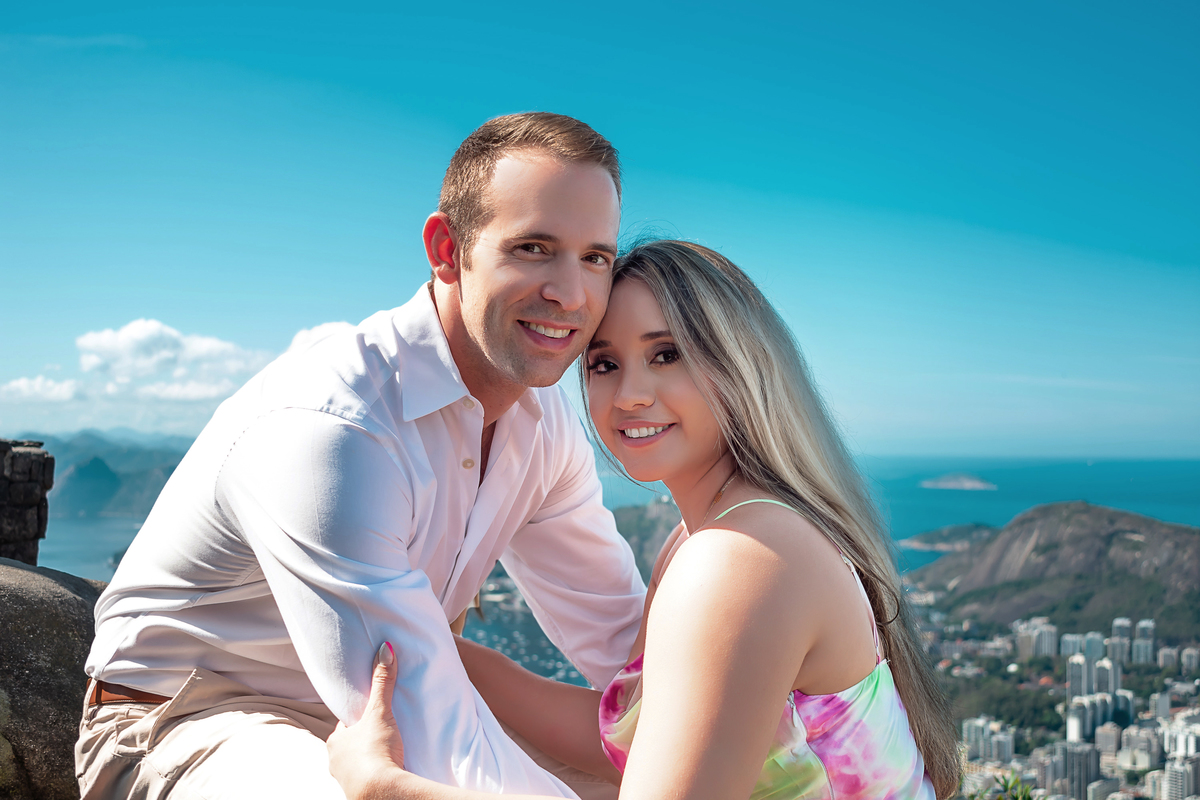 Ensaio Pré Wedding no Mirante Dona Marta, Rio de Janeiro - RJ | Pão de açúcar | Ensaio Pré Casamento | Ensaio de Casal | Fotografo de Casamento Rio de Janeiro - RJ