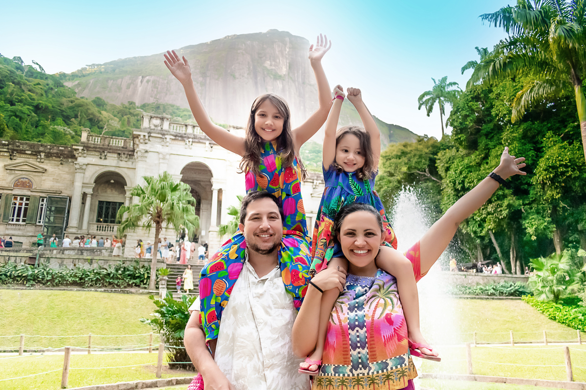 Ensaio de Família no Parque Lage - Jardim Botânico | Ensaio Família | Fotógrafo de Família - Rio de Janeiro