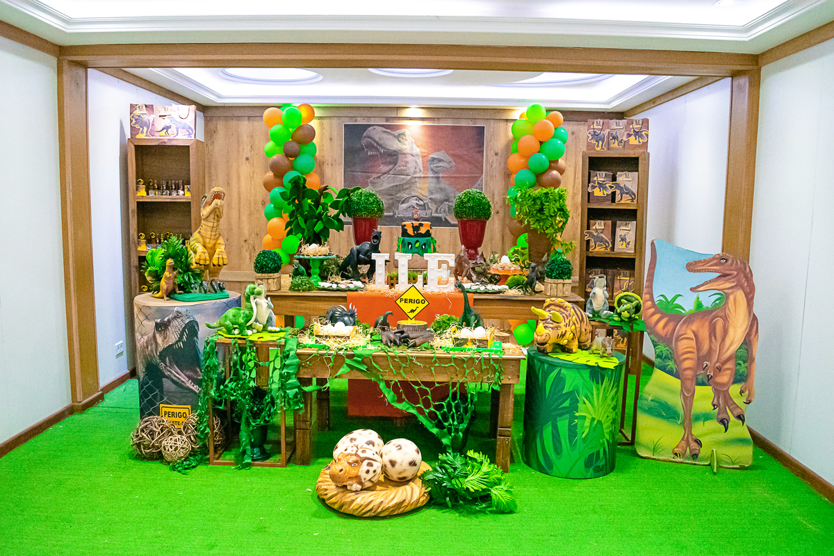 5 anos do Ilê | Fotografia de Festa Infantil | Tema Jurassic Park | Mansão dos Sonhos - Grajaú, Rio de Janeiro (RJ)